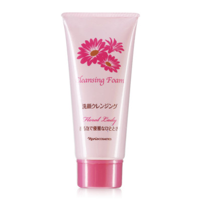 sua rua mat naris floral lady cleansing foam