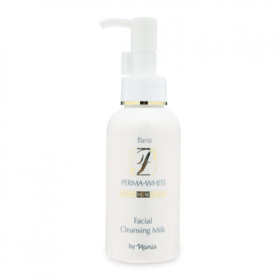 sua rua mat lam trang da faris by naris perma white facial cleansing milk