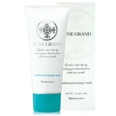 sua rua mat naris acne grand medicated creamy wash