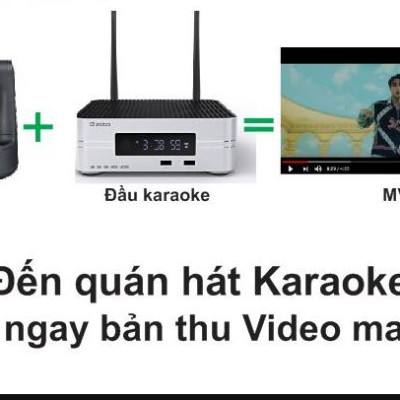 dau hat karaoke thu am ghi hinh camera